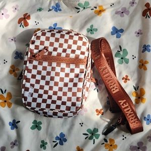 Brixley Bag Brown Checkered Crossbody Sling